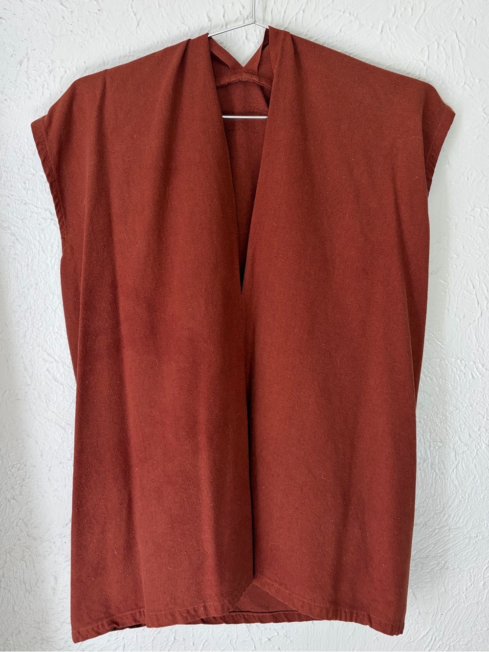 Miranda Bennett Studio Everyday Top Rust Silk Noil